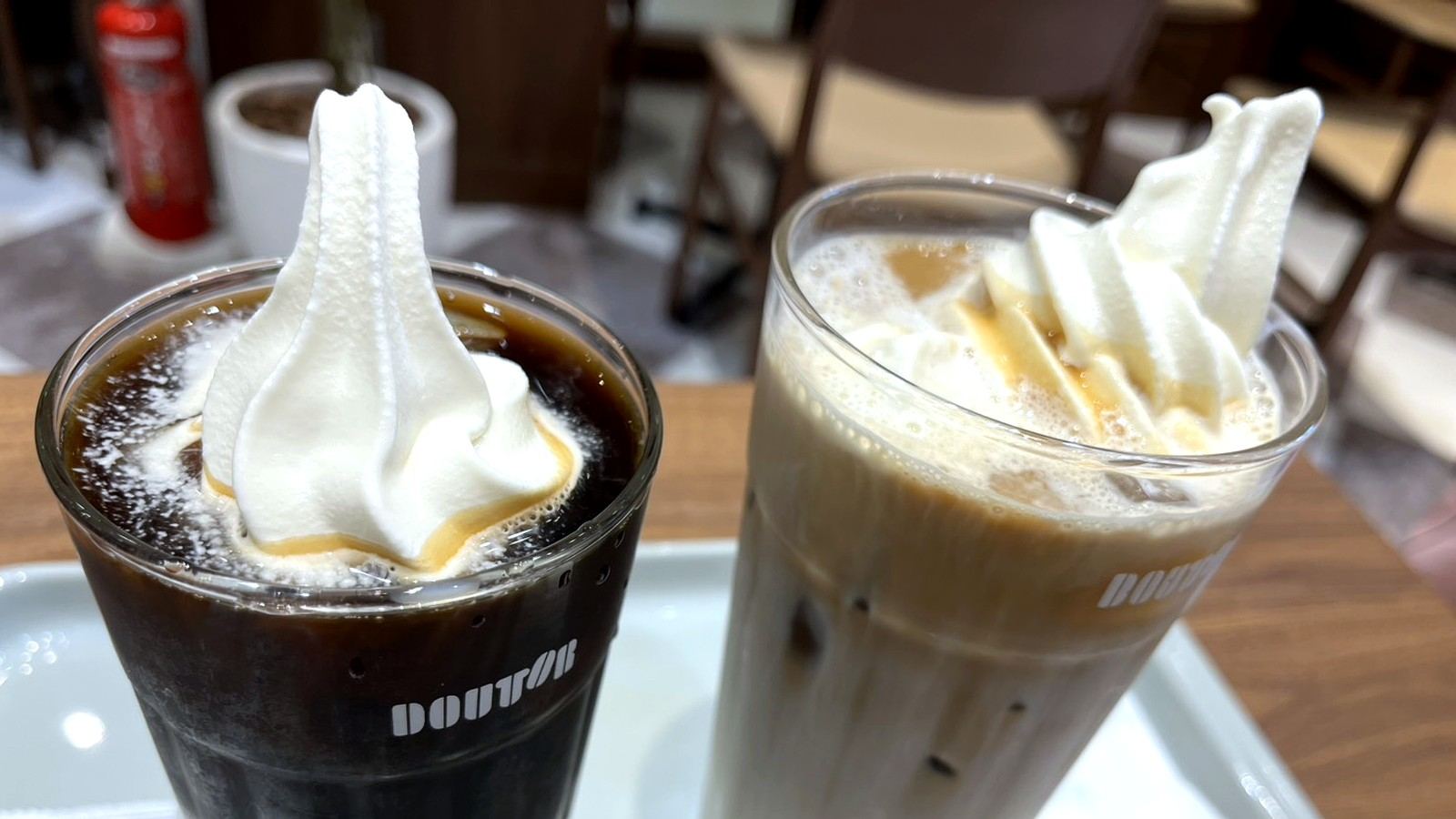 ドトールのフロートドリンク2杯