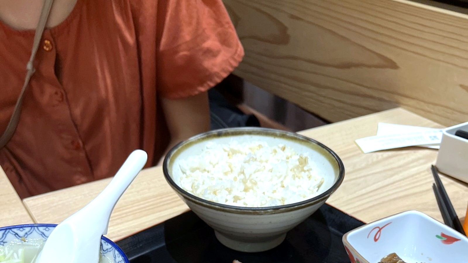 牛タン焼き定食と和菓子